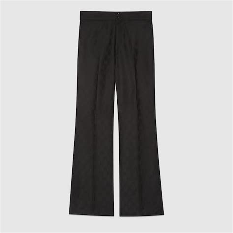 pantaloncini gucci donna|Pantaloni in lana GG jacquard in nero .